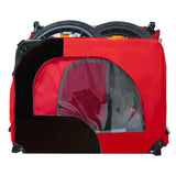 Pet Bike Trailer Dog Cart for Bicycle,Suitable for Small and Medium Pets, Easy Folding Cart Frame, Quick Release Wheel, Non-Slip Floor, Internal Leash