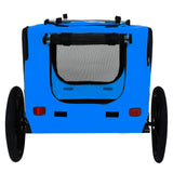 Pet Bike Trailer Dog Cart for Bicycle,Suitable for Small and Medium Pets, Easy Folding Cart Frame, Quick Release Wheel, Non-Slip Floor, Internal Leash