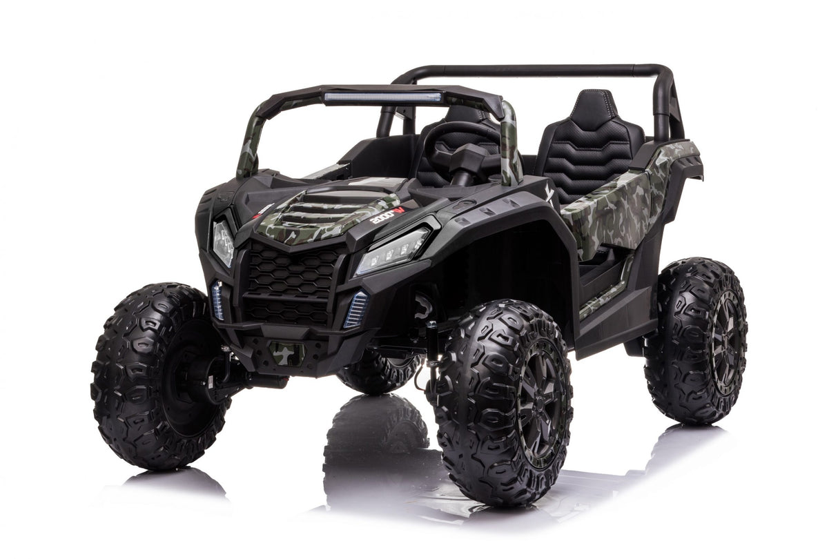 2 Seater XXL Blade BT 4WD Edition 24V Kids Ride On UTV, Buggy with RC, Camo