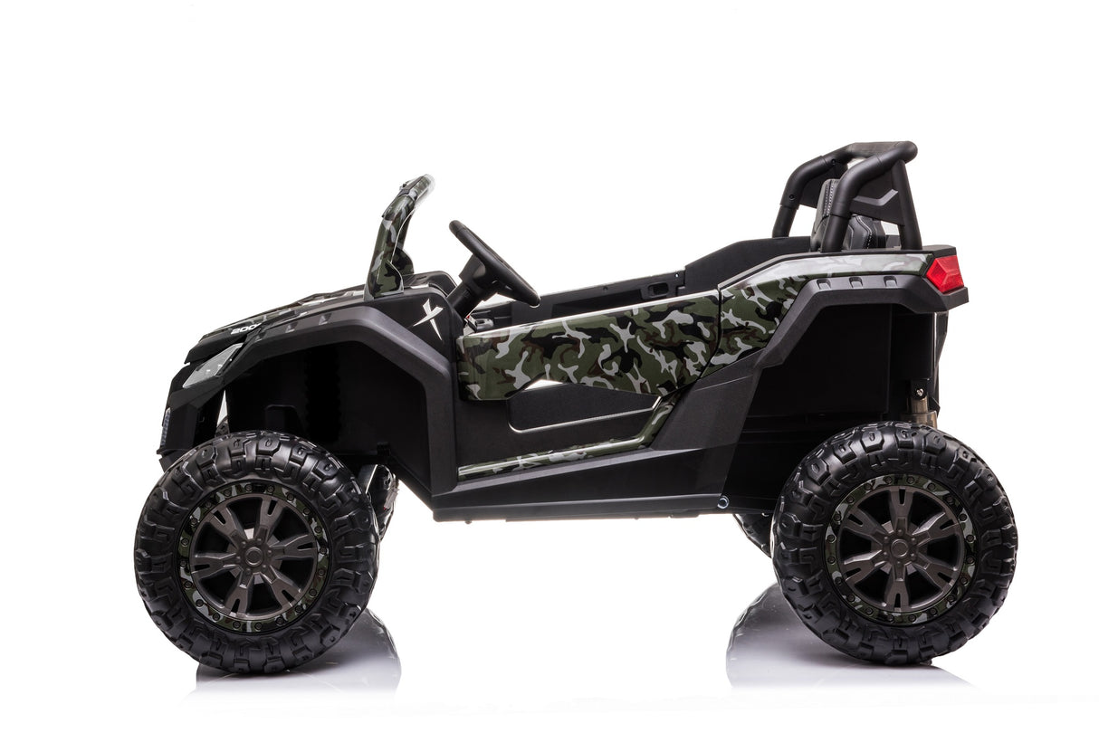 2 Seater XXL Blade BT 4WD Edition 24V Kids Ride On UTV, Buggy with RC, Camo