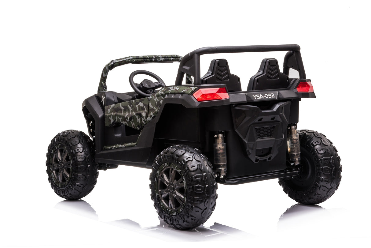 2 Seater XXL Blade BT 4WD Edition 24V Kids Ride On UTV, Buggy with RC, Camo