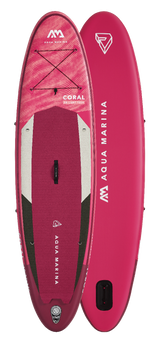Aqua Marina CORAL 10'2" Inflatable Paddle Board All-Around Advanced SUP
