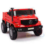 Red 24V XXL Mercedes Benz Zetros Kids Ride On Truck with RC