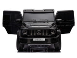 Black Mercedes G63 XXL 24V Kids Ride-On Truck – Platinum Edition with MP4, Dual Batteries, 4WD, EVA Tires & Leather Seats