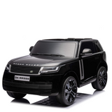 Black 24V Range Rover Ride-On SUV with EVA Wheels & Parental Control