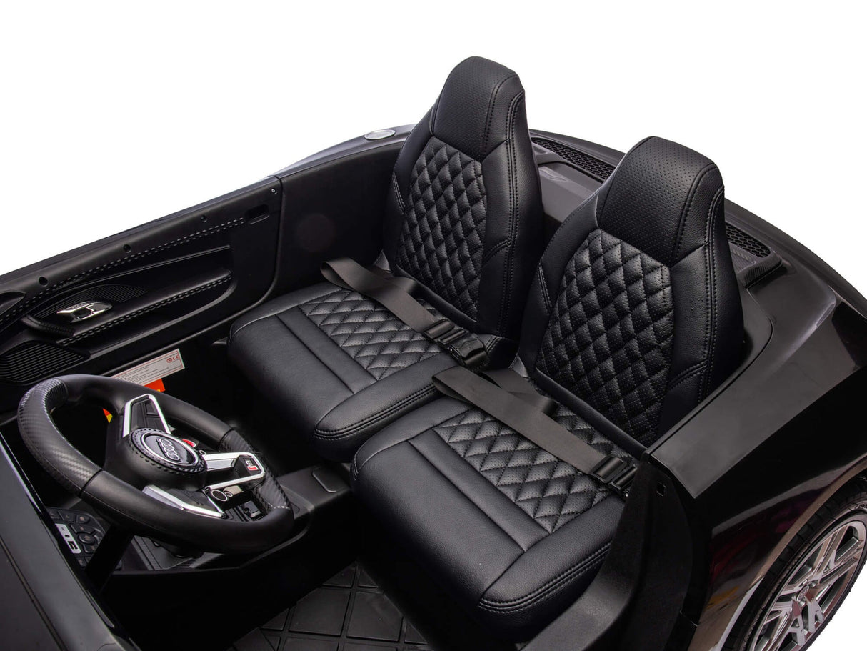 Black 24V/200W Giant Limited Edition Audi R8 Spyder 2 Seater Ride on Car