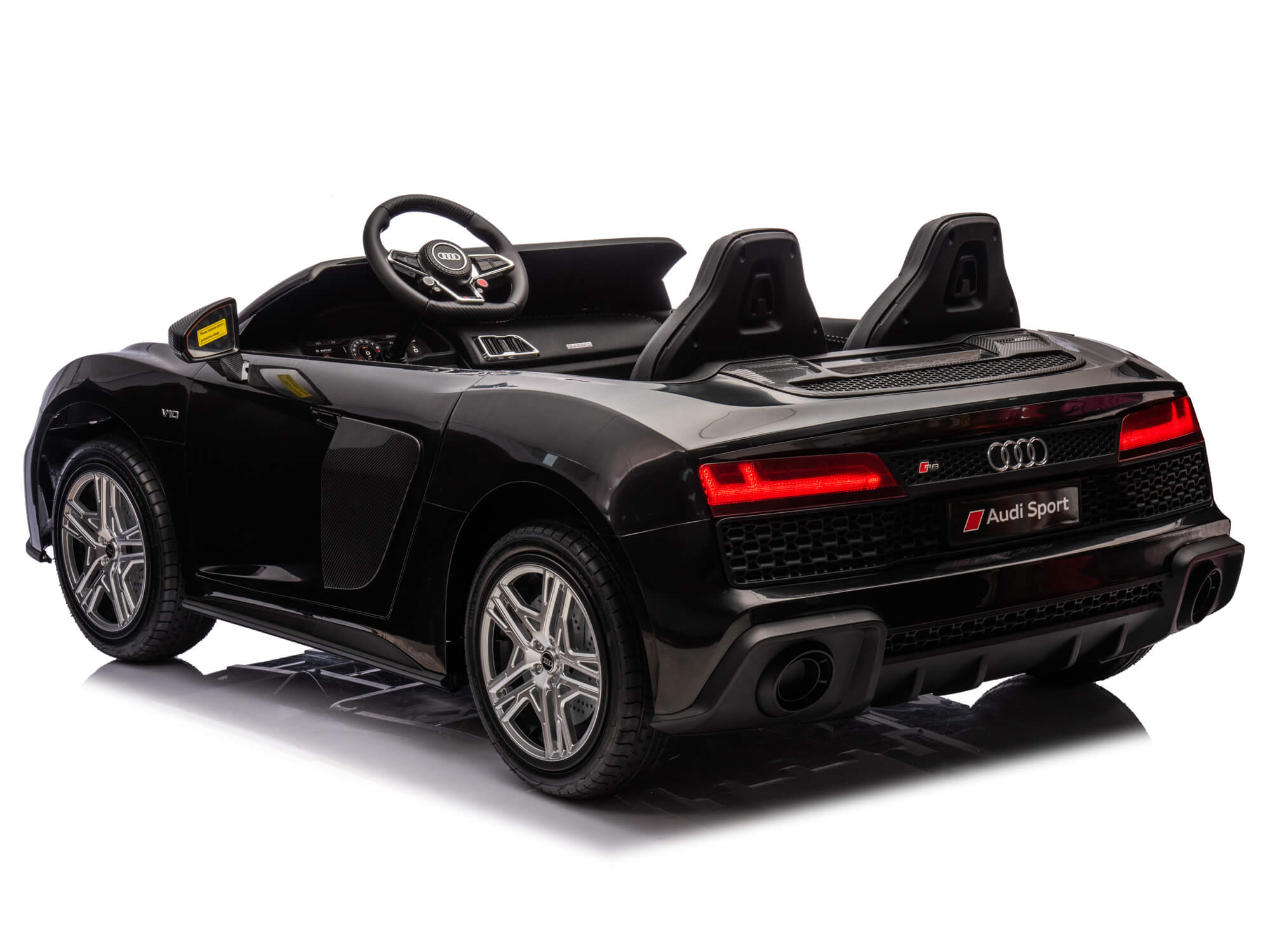 Black 24V/200W Giant Limited Edition Audi R8 Spyder 2 Seater Ride