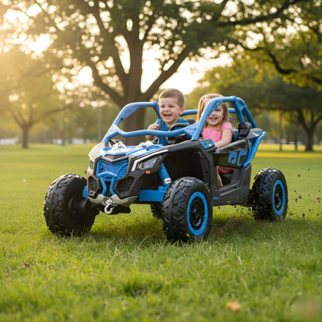 Blue 2x24V Official Can-Am Maverick Pro Edition (No RC)