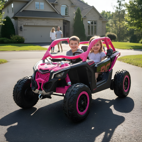 Rose 2x24V/4WD Official Can-Am Maverick Ride on Buggy, LX Performance