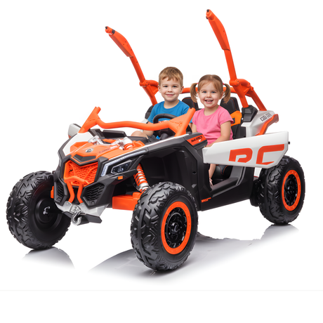 Orange 2x24V/2WD Official Can-Am Maverick Ride on Buggy, LX Performance