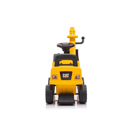 Toddlers Foot-to-Floor CAT Ride-On Excavator with Storage, Sound