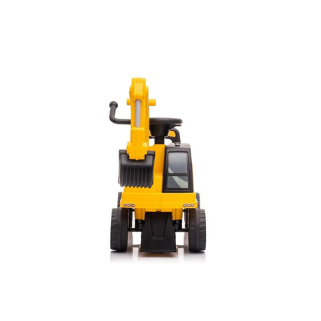 Toddlers Foot-to-Floor CAT Ride-On Excavator with Storage, Sound