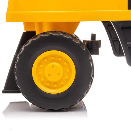 Toddlers Foot-to-Floor CAT Ride-On Excavator with Storage, Sound