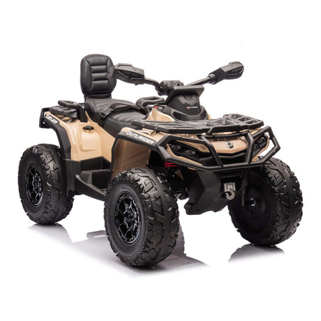 Camel 24V Premium Edition Can-Am Outlander 4WD Ride-On Quad ATV for 2 Kids