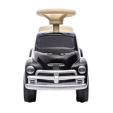 Toddlers Chevrolet 3100 Vintage Foot-To-Floor Ride-On Push Car with Music, Storage