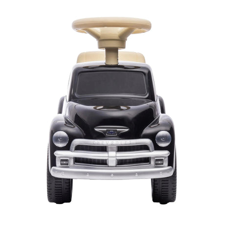 Toddlers Chevrolet 3100 Vintage Foot-To-Floor Ride-On Push Car with Music, Storage