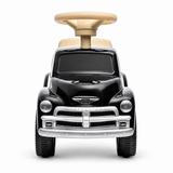 Toddlers Black Chevrolet 3100 Vintage Foot-To-Floor Ride-On Push Car with Music, Storage
