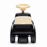 Toddlers Black Chevrolet 3100 Vintage Foot-To-Floor Ride-On Push Car with Music, Storage