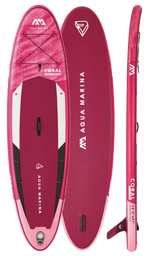 Aqua Marina CORAL 10'2" Inflatable Paddle Board All-Around Advanced SUP