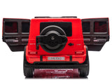 Red 2x24V/4WD Platinum XXL Mercedes G63 Ride On Truck with MP4, EVA Wheels & Leather Seats