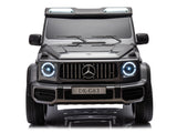 Grey Metallic 2x24V/4WD Platinum XXL Mercedes G63 Ride On Truck with MP4, EVA Wheels & Leather Seats