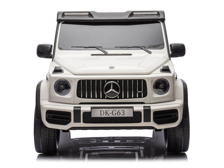 White G63 XXL 24V Kids Ride-On Truck – Platinum Edition with MP4, Dual Batteries, 4WD, EVA Tires & Leather Seats