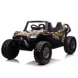 Camo 24V/4X4 Dune Buggy Ride On UTV, Rubber Wheels and RC