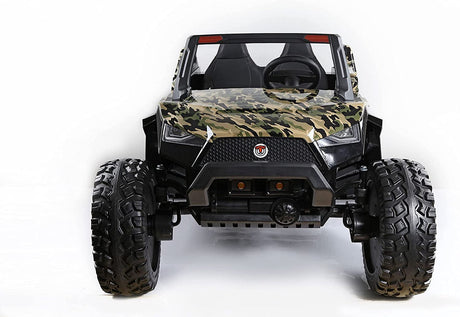 Camo 24V/4X4 Dune Buggy Ride On UTV, Rubber Wheels and RC