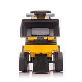 Toddlers Foot-to-Floor CAT Ride-On Excavator with Storage, Sound