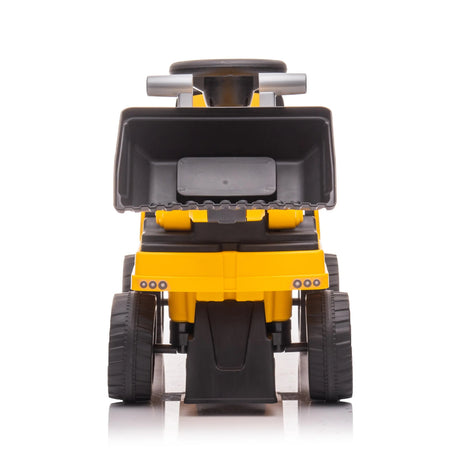 Toddlers Foot-to-Floor CAT Ride-On Excavator with Storage, Sound