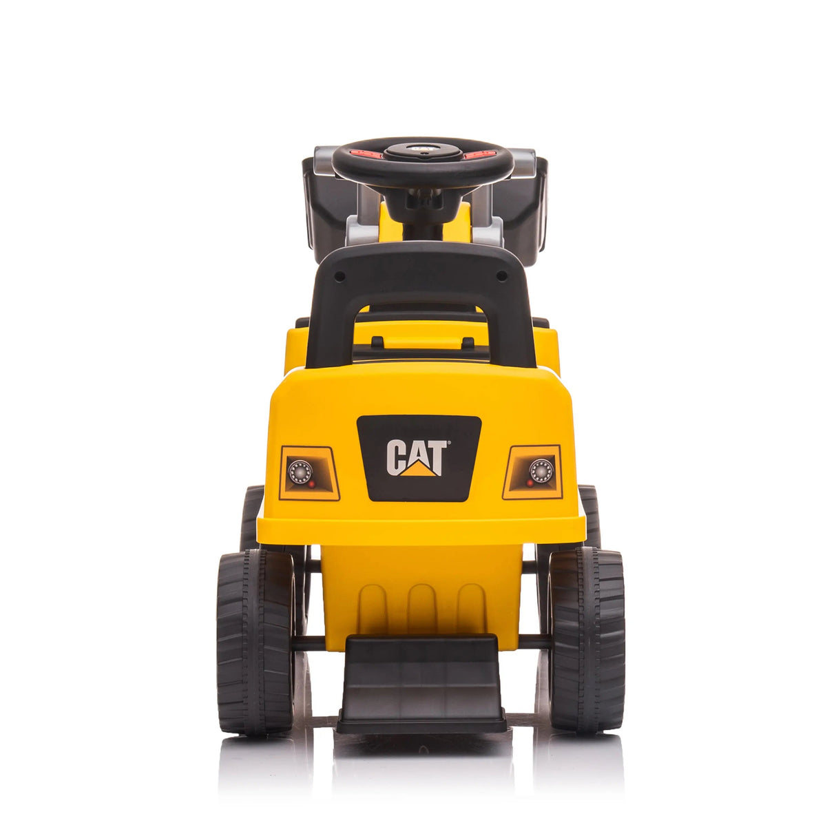 Toddlers Foot-to-Floor CAT Ride-On Excavator with Storage, Sound