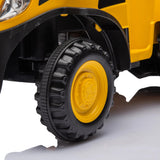 Toddlers CAT Holland Tractor Trailer Foot-to-Floor Ride-On with Detachable Trailer, Sound