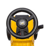 Toddlers CAT Holland Tractor Trailer Foot-to-Floor Ride-On with Detachable Trailer, Sound