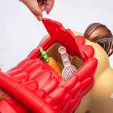 6V Toddlers Interactive 1-Seater Pony Ride-On with Lights, Sound
