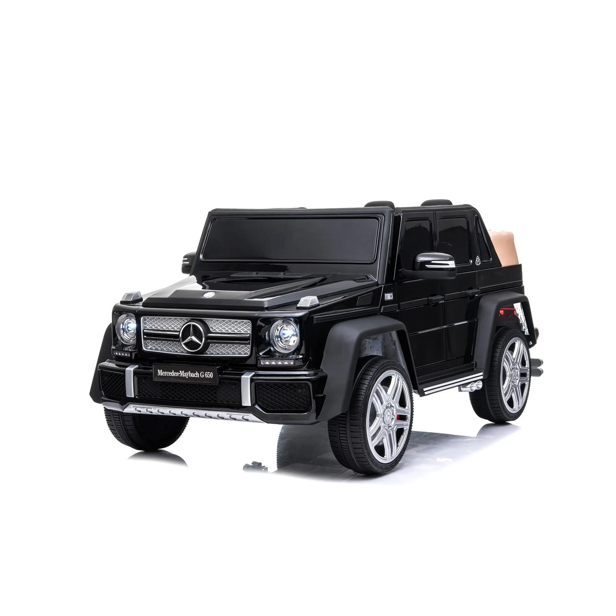 24V 200W Kids Mercedes-Benz Maybach 2-Seater Ride-On SUV with Air-Filled Rubber Tires, Music, Remote