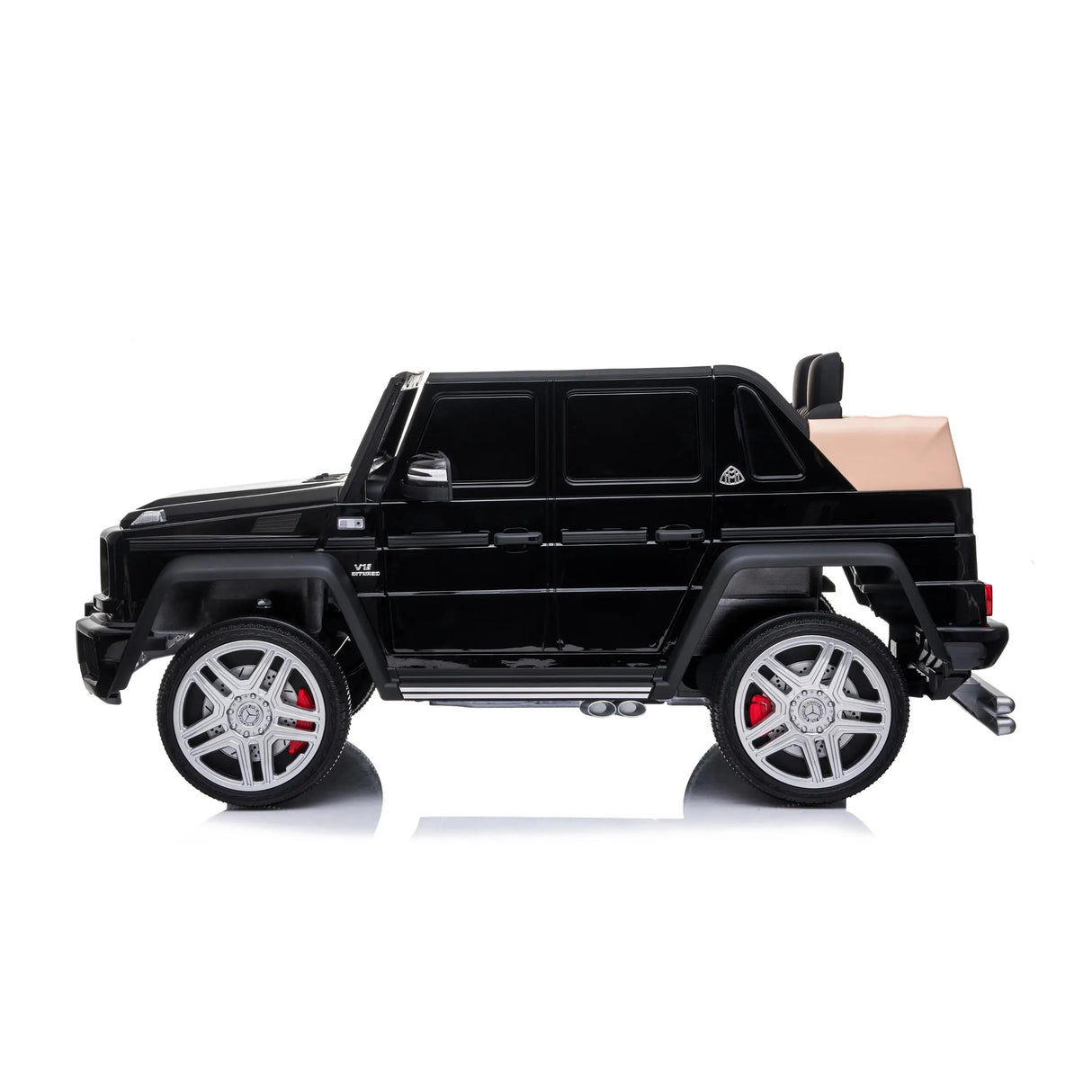 24V 200W Kids Mercedes-Benz Maybach 2-Seater Ride-On SUV with Air-Filled Rubber Tires, Music, Remote