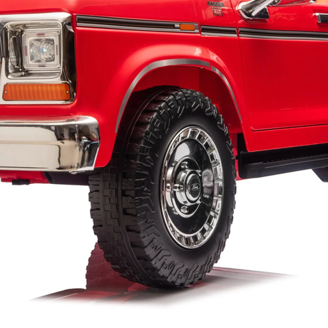 Red 24V Ford 150 Vintage 2-Seater 4X4 AWD Ride-On Truck with EVA Tires, Music, Remote