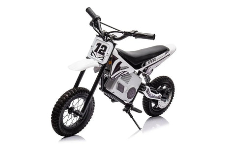 36V 350W High Speed Electric Dirt Bike with Brushless Motor for Big Kids with Air-Filled Rubber Tires