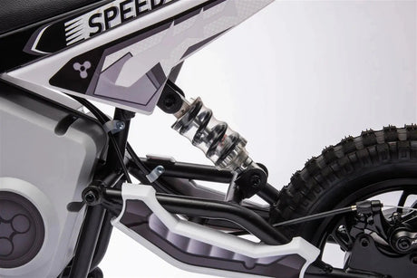 36V 350W High Speed Electric Dirt Bike with Brushless Motor for Big Kids with Air-Filled Rubber Tires
