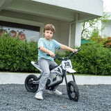 36V 350W High Speed Electric Dirt Bike with Brushless Motor for Big Kids with Air-Filled Rubber Tires