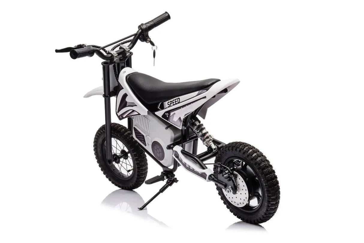 36V 350W High Speed Electric Dirt Bike with Brushless Motor for Big Kids with Air-Filled Rubber Tires