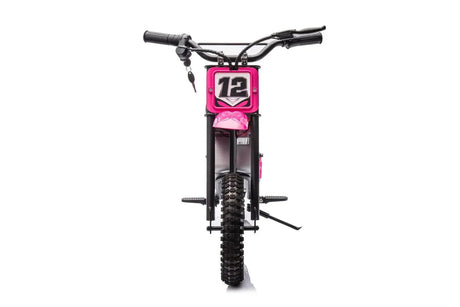 36V 350W High Speed Electric Dirt Bike with Brushless Motor for Big Kids with Air-Filled Rubber Tires
