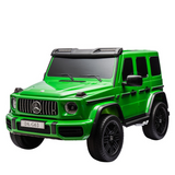 Green 2x24V/4WD Platinum XXL Mercedes G63 Ride On Truck with MP4, EVA Wheels & Leather Seats