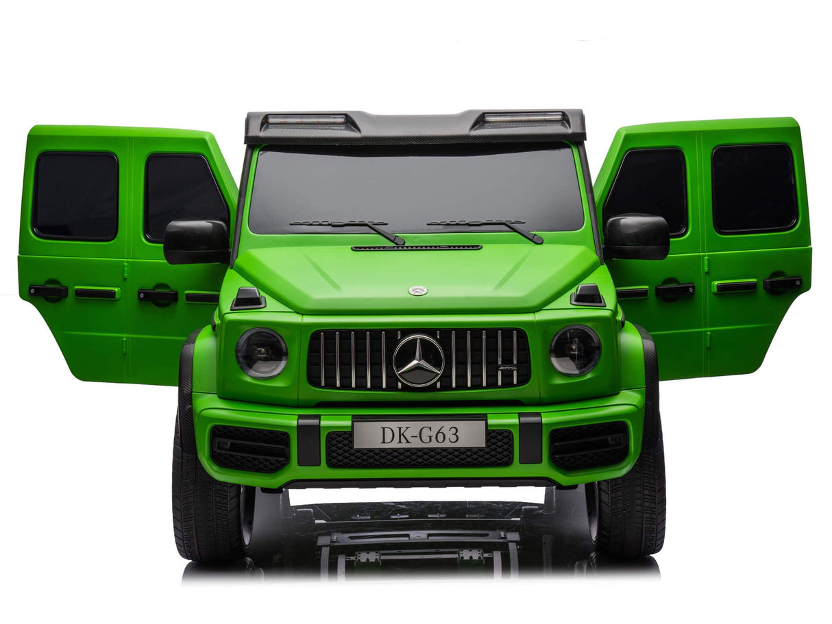 Green Mercedes G63 XXL 24V Kids Ride-On Truck – Platinum Edition with MP4, Dual Batteries, 4WD, EVA Tires & Leather Seats