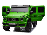 Green Mercedes G63 XXL 24V Kids Ride-On Truck – Platinum Edition with MP4, Dual Batteries, 4WD, EVA Tires & Leather Seats