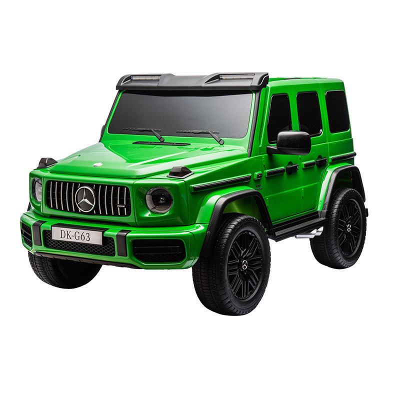 Green Mercedes G63 XXL 24V Kids Ride-On Truck – Platinum Edition with MP4, Dual Batteries, 4WD, EVA Tires & Leather Seats