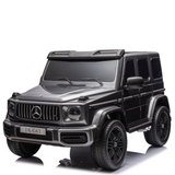 Grey Metallic 2x24V/4WD Platinum XXL Mercedes G63 Ride On Truck with MP4, EVA Wheels & Leather Seats