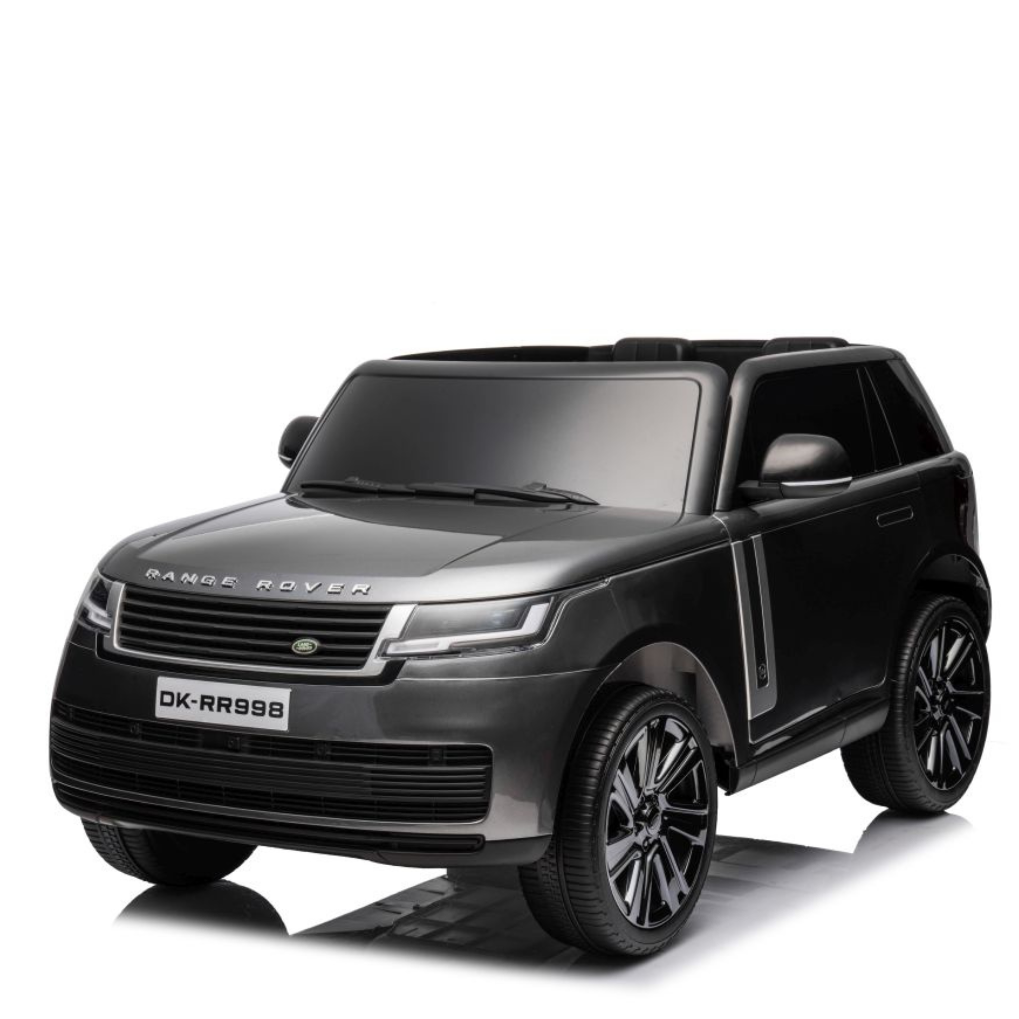 Gray 24V Range Rover Ride-On SUV with EVA Wheels, Music & Parental Con ...