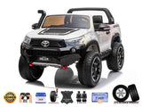 Complete Edition Licensed Toyota Hilux 24V 2 Seats Ride On Car with RC, 7' MP4 Tablet