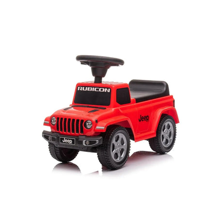 Toddlers Foot-to-Floor Jeep Rubicon Ride-On Truck with Storage, Sound